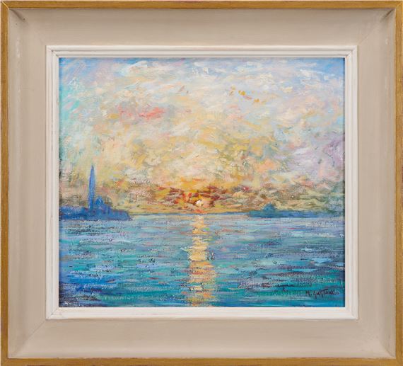 Sunset Venice by Marcel Gatteaux