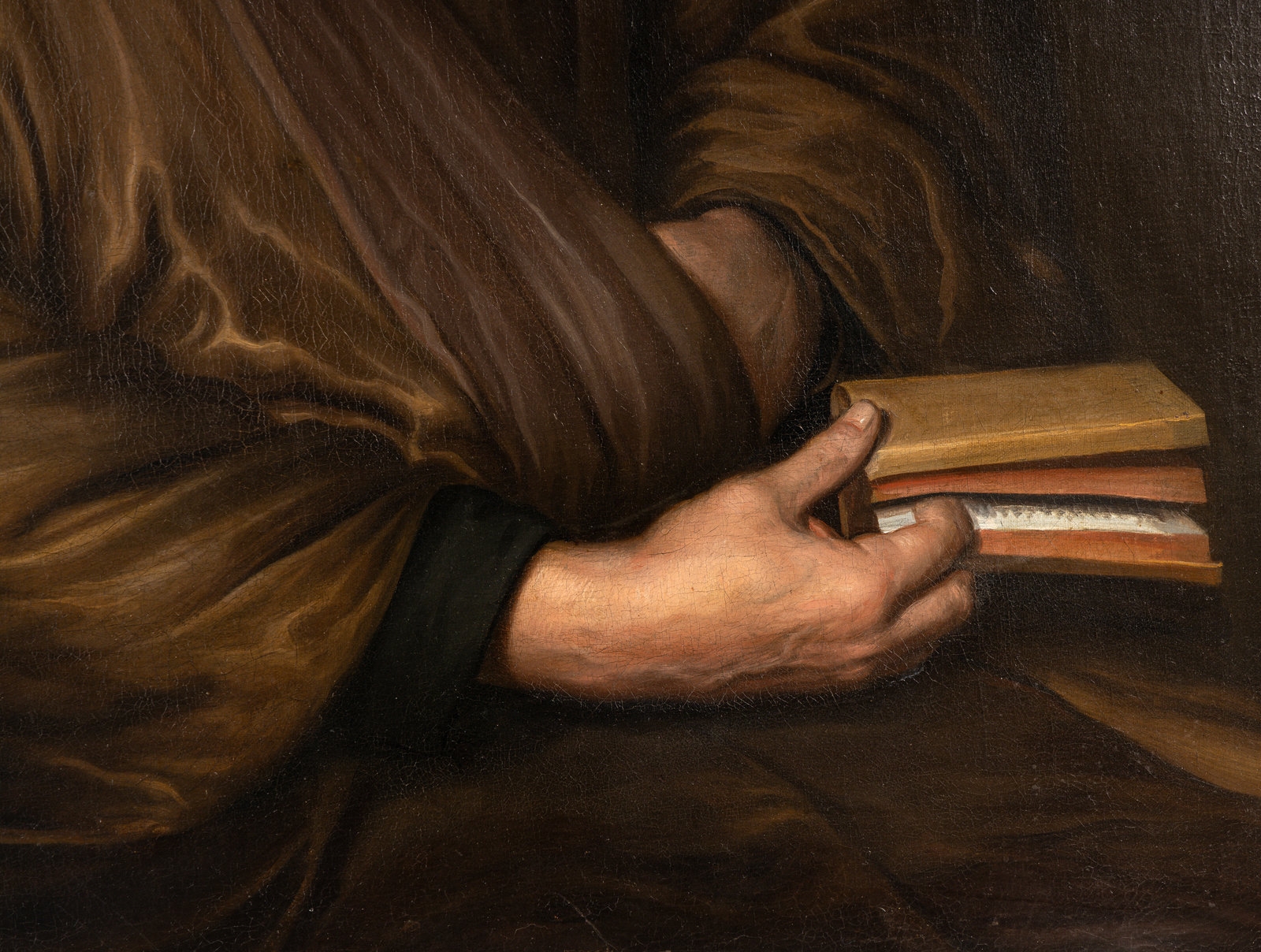 Govaert Flinck | Portrait of a Man Holding a Book | MutualArt