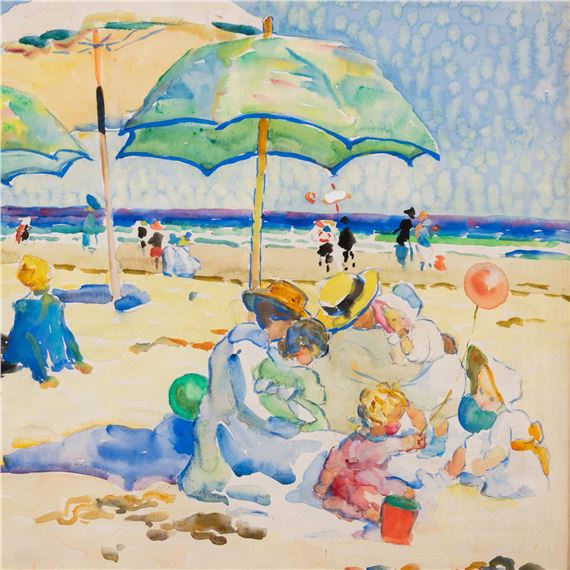 Alice Schille | Beach Scene: Shinecock | MutualArt