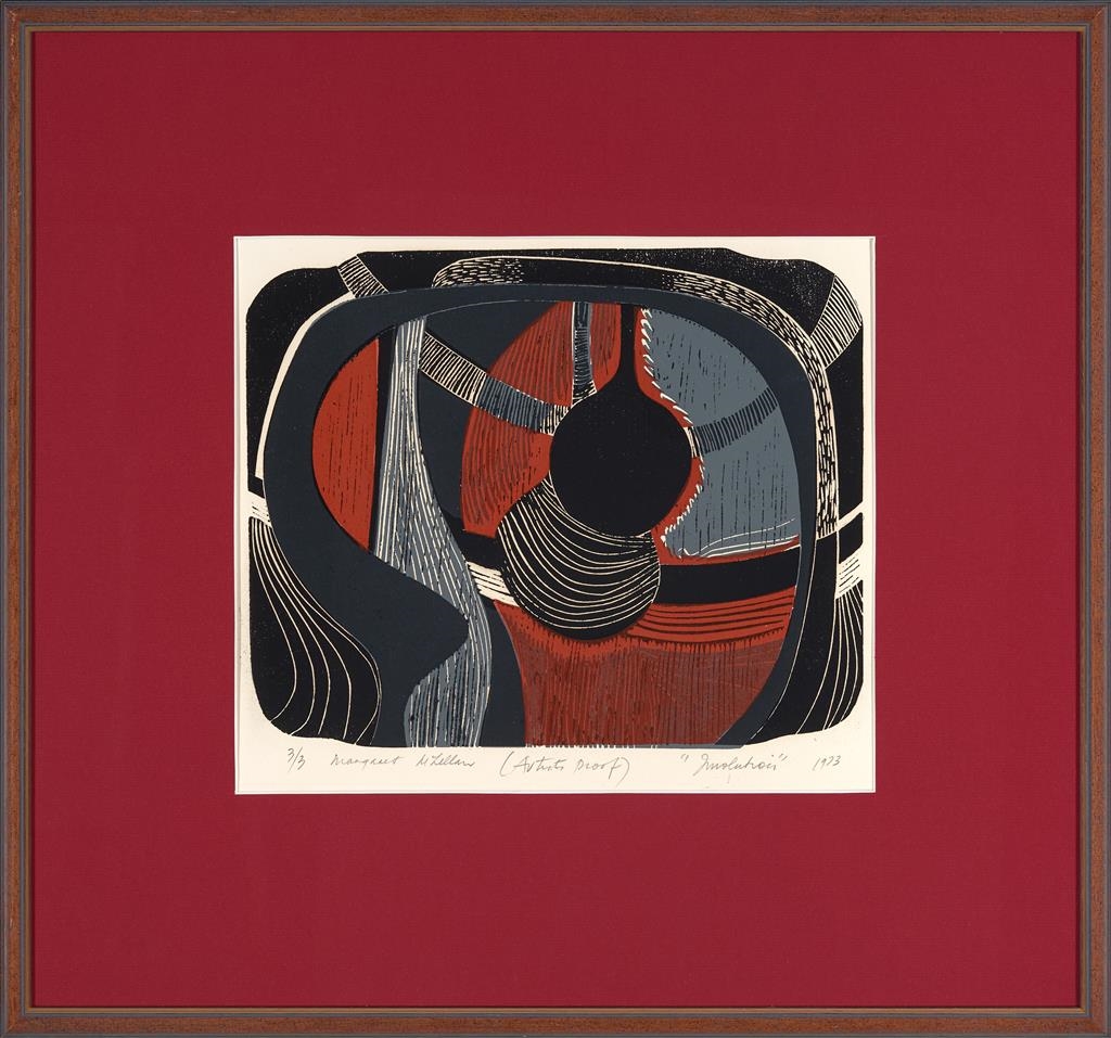 Margaret Mclellan | Involution (Red) (1973) | MutualArt