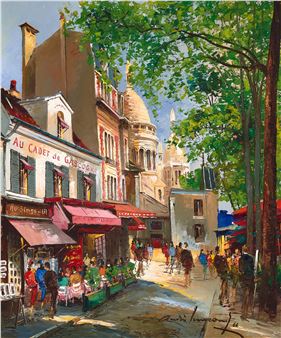 Paris Street Scene - André Lengrand