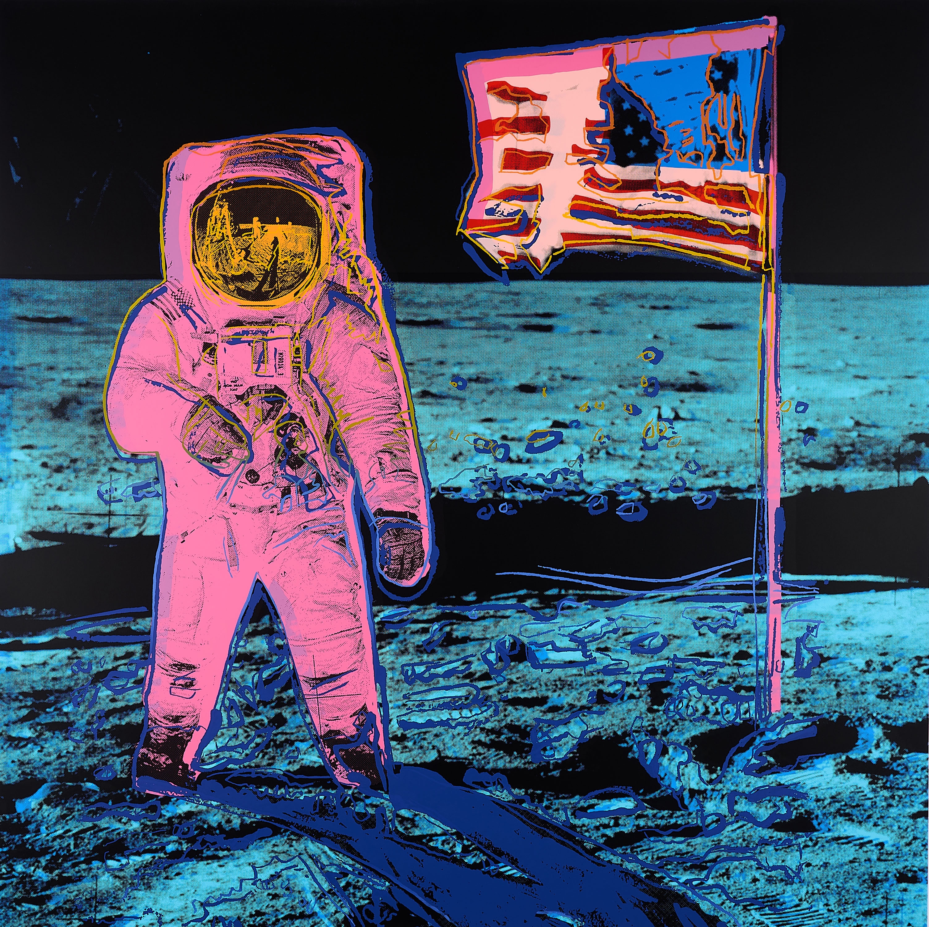 Moonwalk (Pink) 11.405. by Andy Warhol, 2020