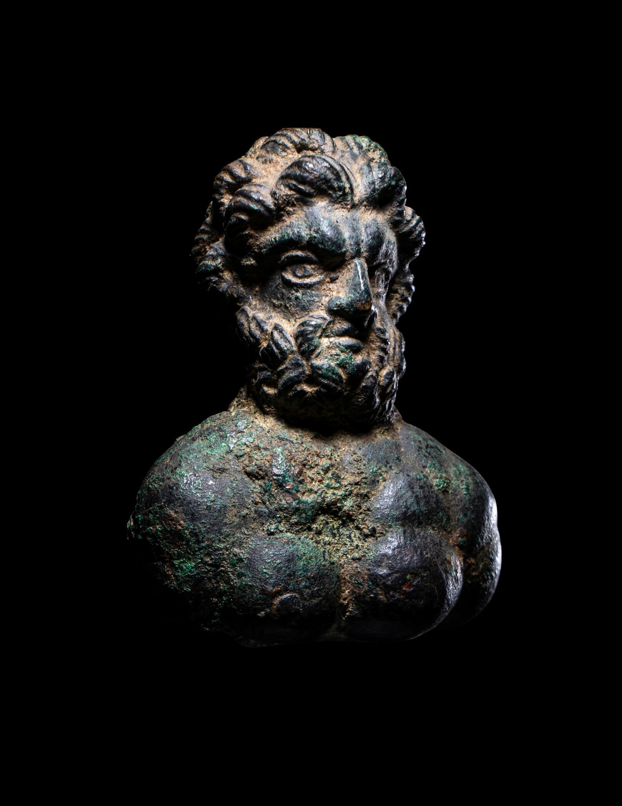 Roman School 4th Century | A Romano-Celtic Bronze Bust of Jupiter ...