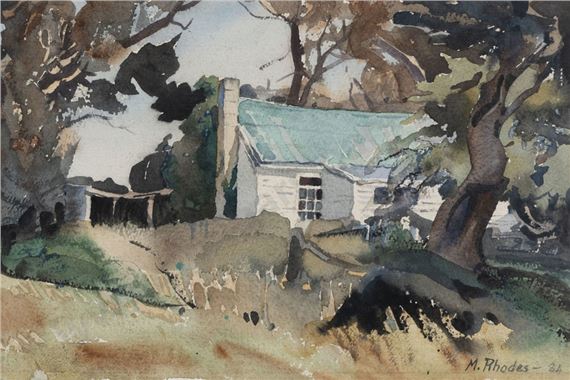 Margaret Rhodes | Old Cottage Sefton | MutualArt
