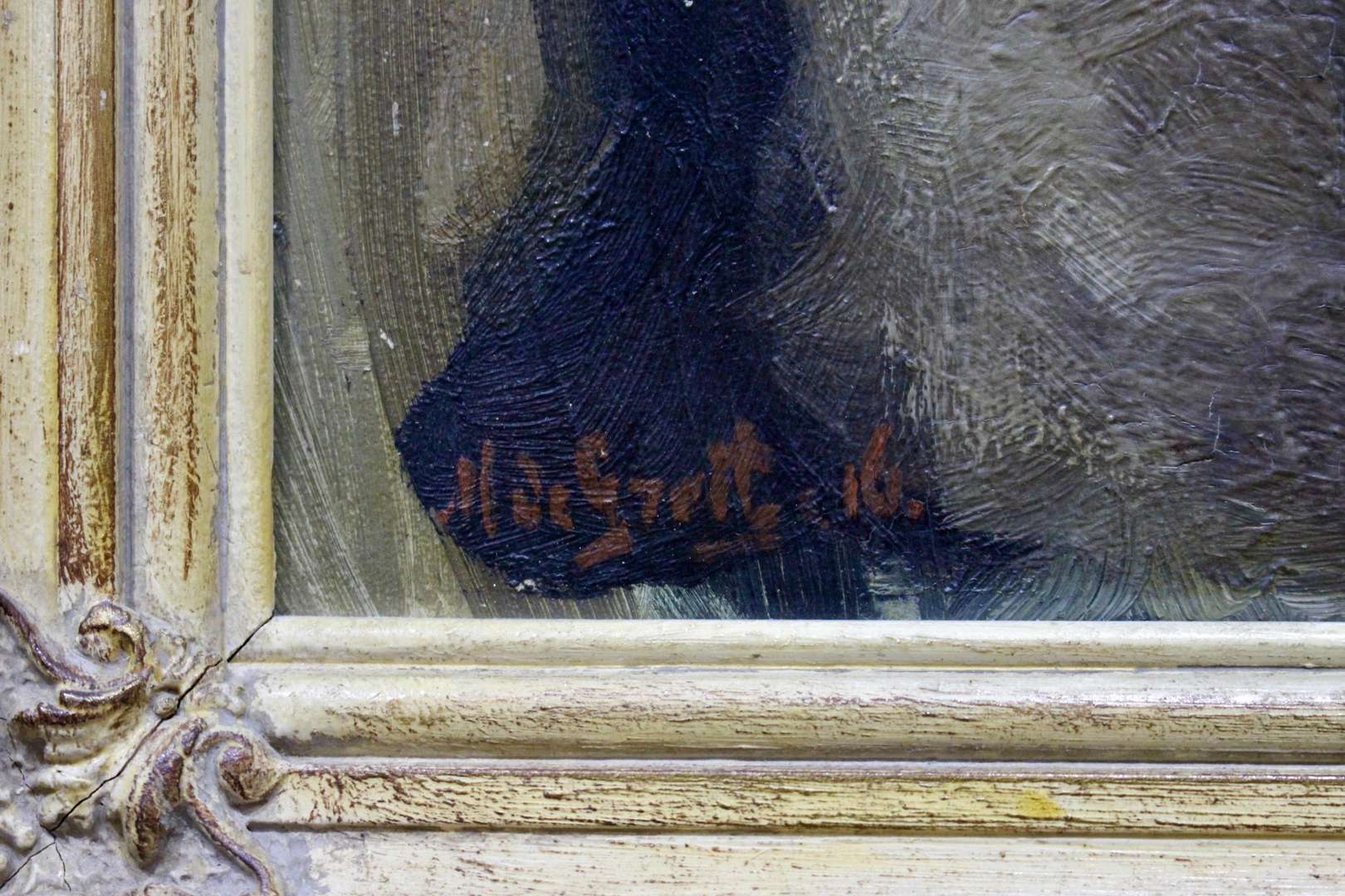 Artwork by Maurits de Groot, Maurits de Groot (1880-1934), Made of olieverf op paneel