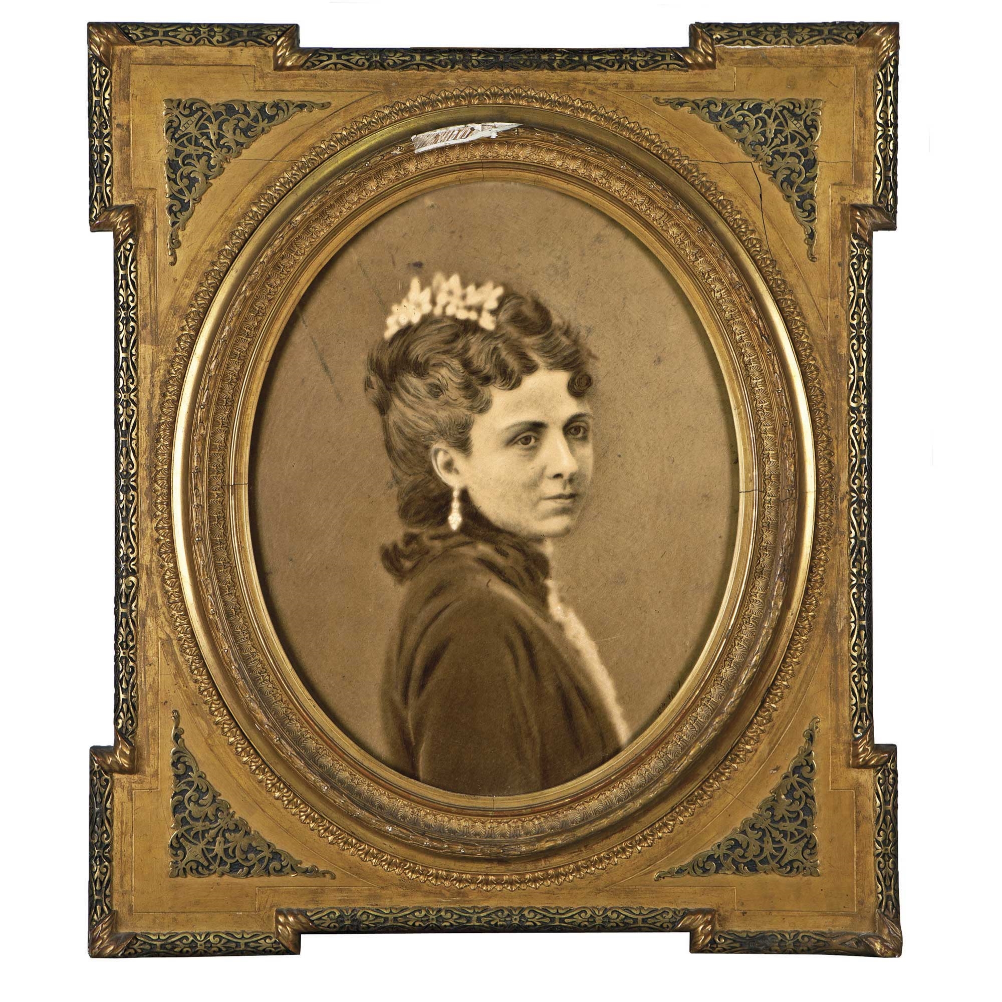 Artwork by Edgardo Debas, Retrato de dama