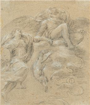 Allegory of Justice and Strength - Angelo Michele Colonna