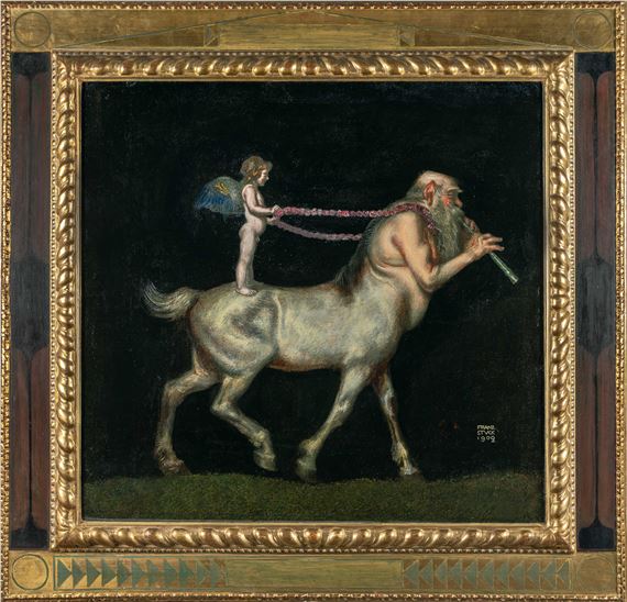 Centaur and Cupid by Franz von Stuck, 1902