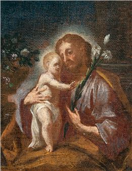 Joseph with the Christ Child - Josef Anton Zoller