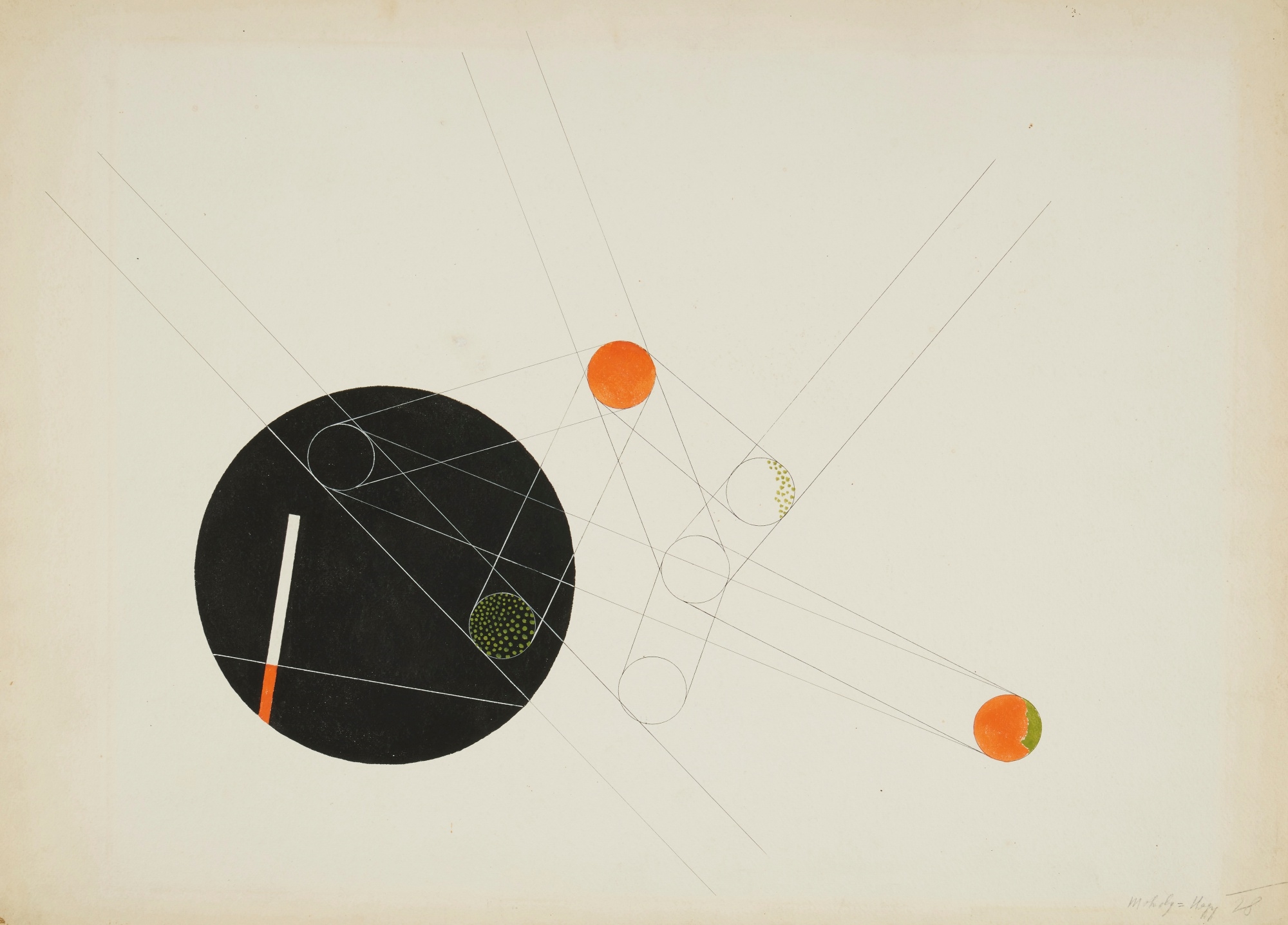 László Moholy-Nagy | Konstruktion (1928) | MutualArt