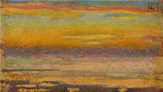 Seascape by Georges Lemmen, 8 September 1891.