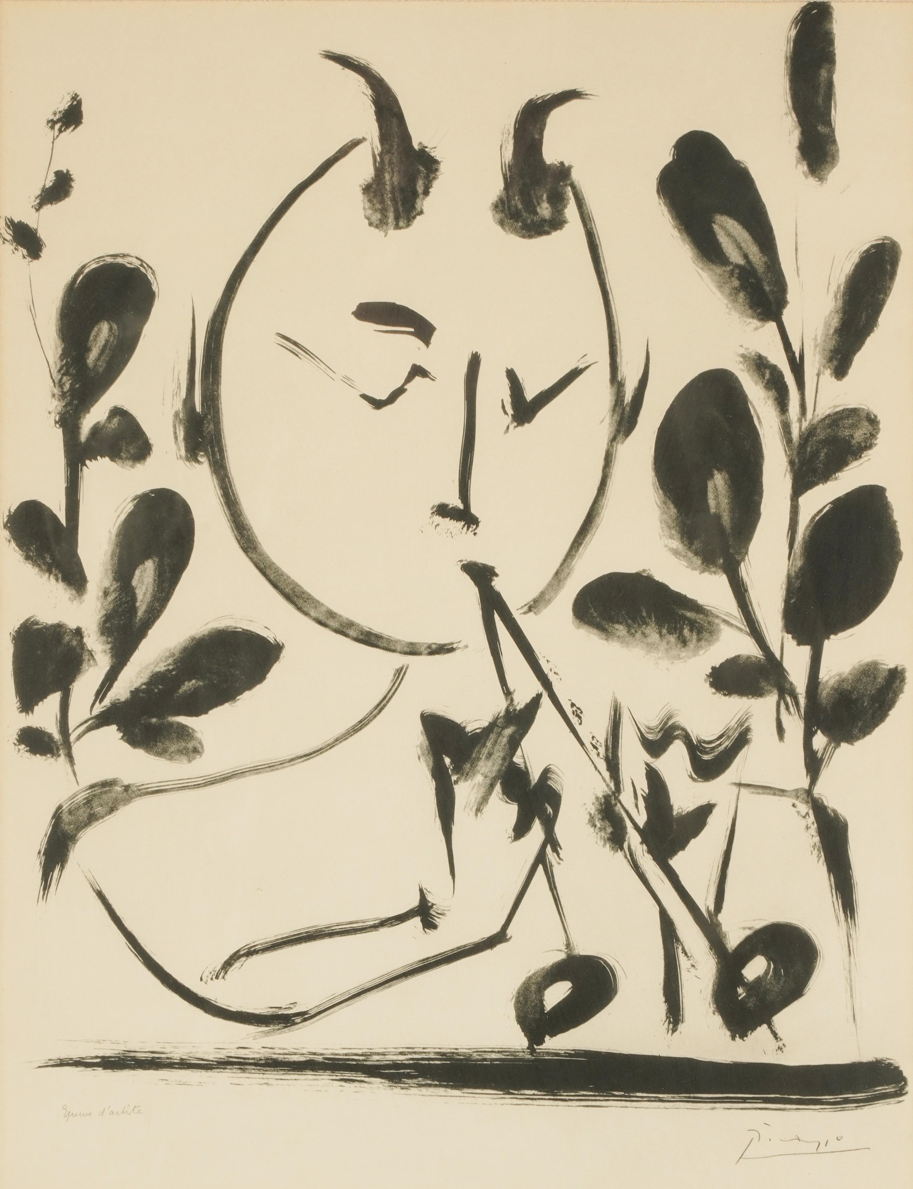 After Picasso: Fawn with Pipe by Pablo Picasso