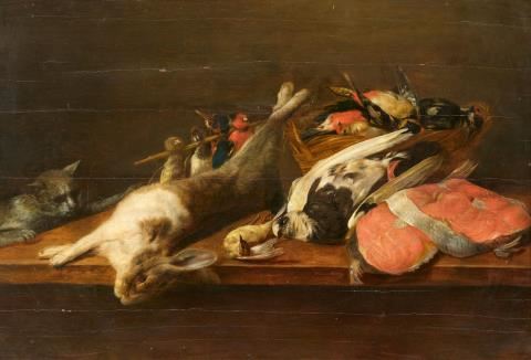 Still Life with Game by Pieter van Overschee