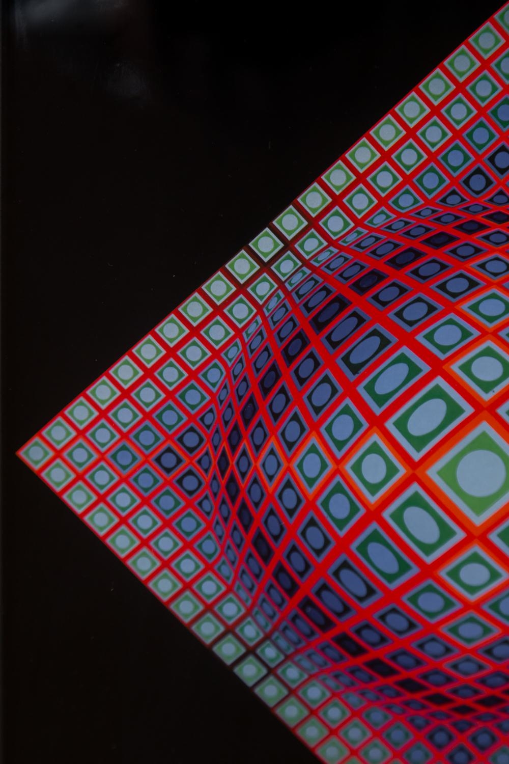 Victor Vasarely, Goyo-EZ; Cheyt-MC-4; Vega 201; Bleu et Vert (1971)