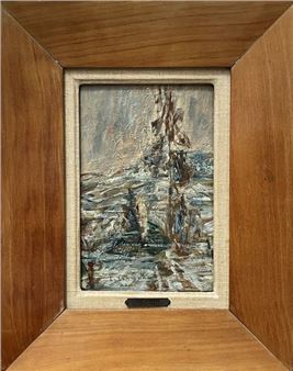 Paysage d'hiver - Léon Lehmann