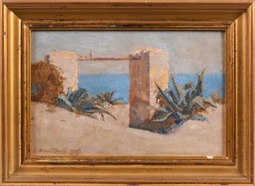 Alexandre Roubtzoff | Bord de mer (1916) | MutualArt