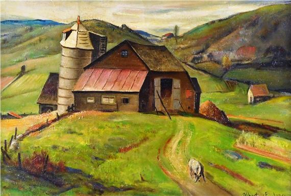 White Cap Silo by Albertus Eugene Jones