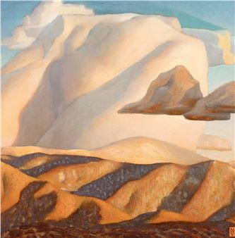 Last Light on High Slopes - Nathanael Volckening