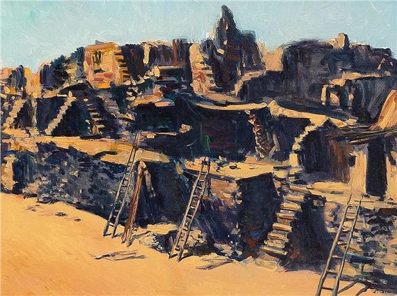 Taos Pueblo by Zivko Zic