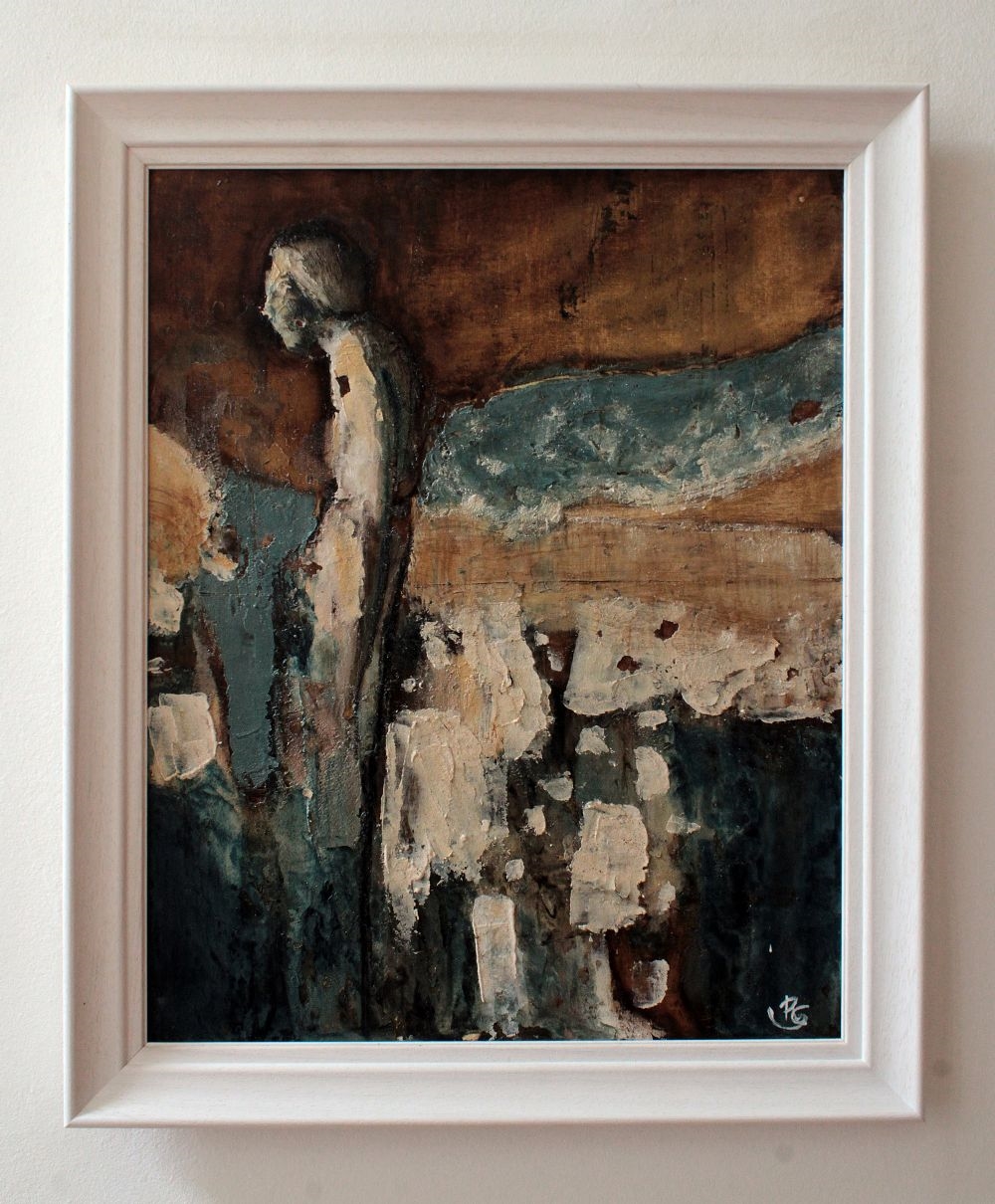 Artwork by Rocío Romero Grau, THE FRIEND, Made of Mixed media on canvas