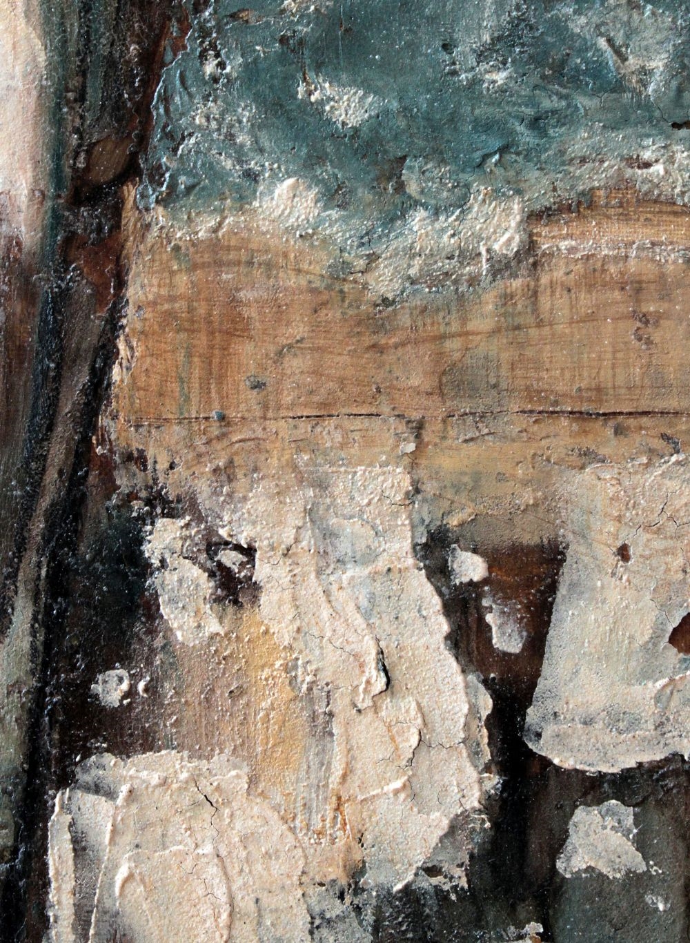 Artwork by Rocío Romero Grau, THE FRIEND, Made of Mixed media on canvas