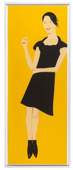 alex katz the black dress Alex Katz "Black Dress (Carmen)"