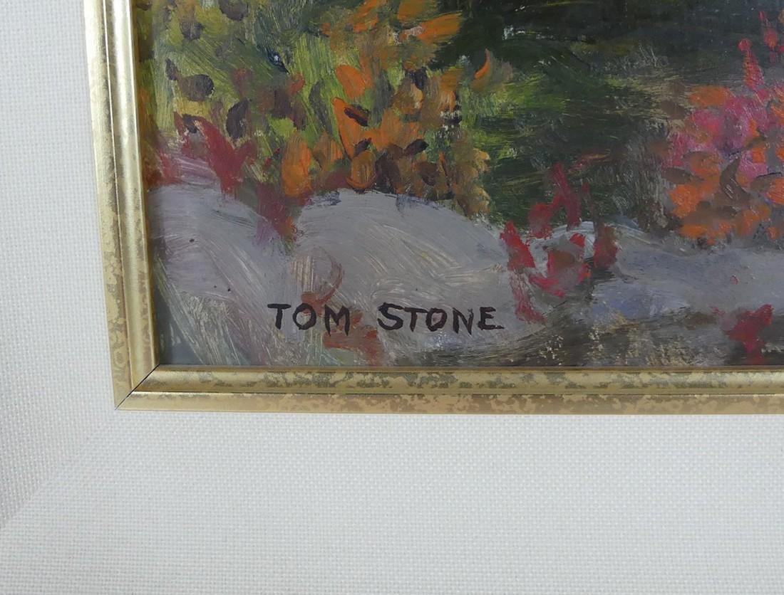 Tom Stone | Untitled: River Scene in Autumn | MutualArt