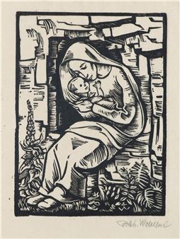 Maria mit dem Kinde - Johannes Wohlfahrt