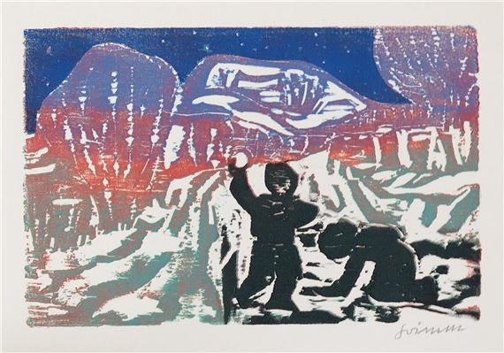 Schneeballschlacht by Willem Grimm, 1947