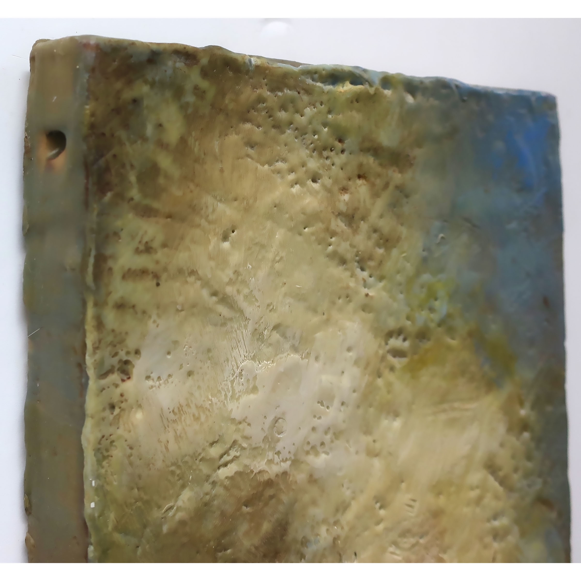 Artwork by Tanya Kerouac, FALL SKY, Made of ENCAUSTIC ON PANEL