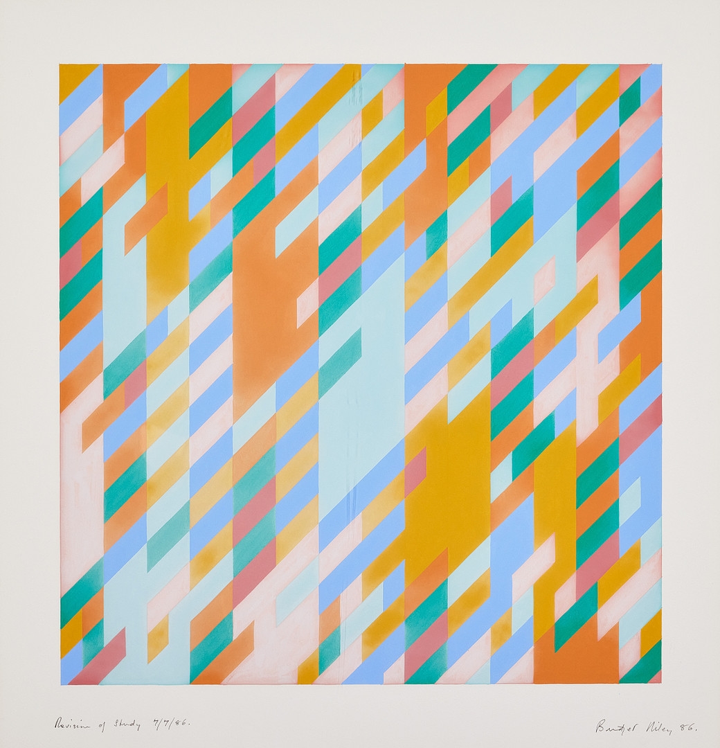 Bridget Riley | Revision of Study (86) | MutualArt