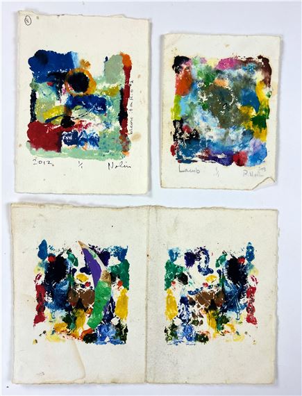 Ray Nolin | Lot of 4 Monoprints | MutualArt