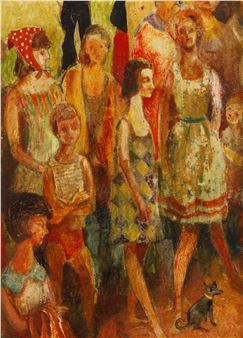 Mädchengruppe - Fritz Freitag