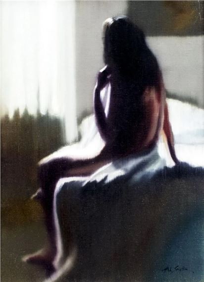Woman on Bed by Hal Singer