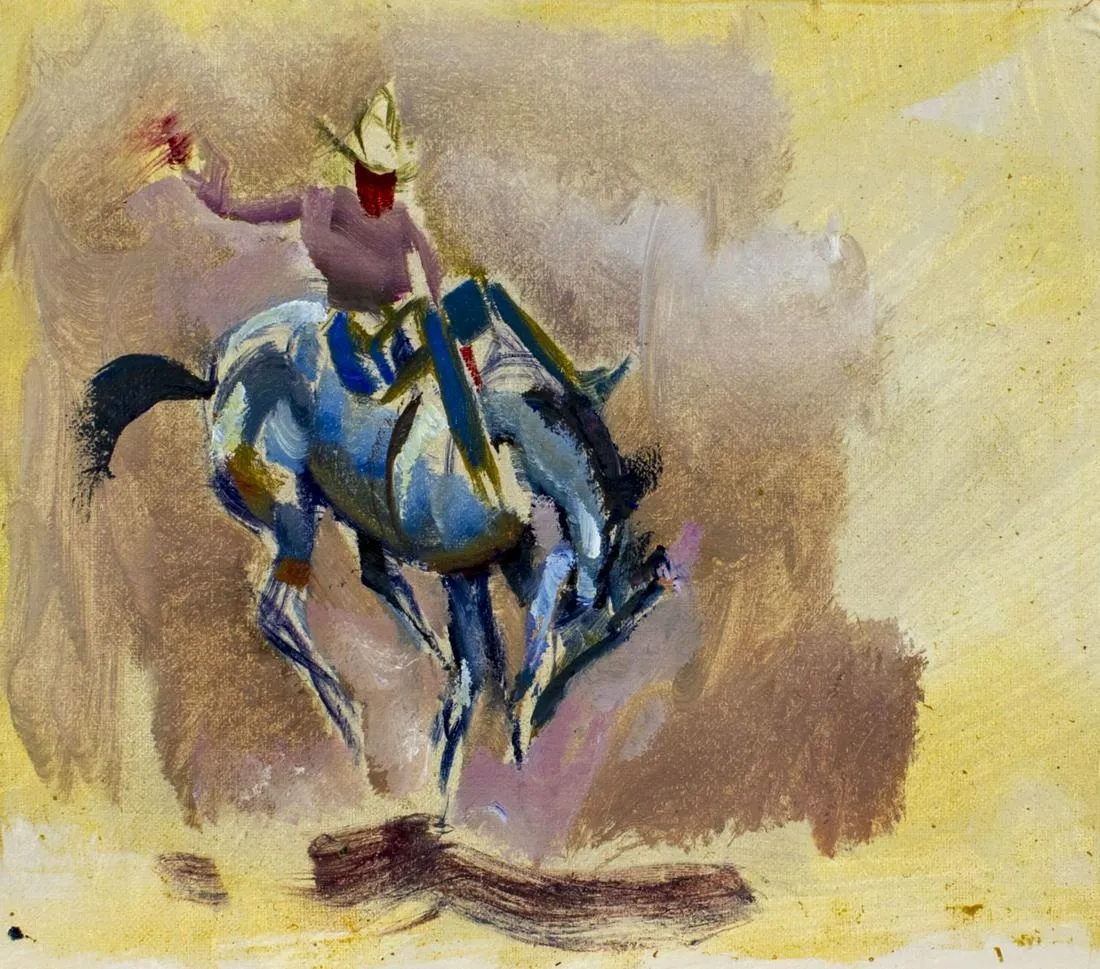 Peter Williams | Rodeo Scene | MutualArt