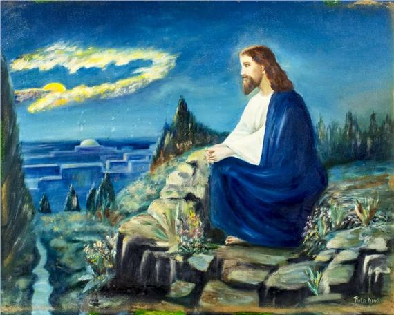 Ruth King | Jesus Christ Over Jerusalem (1955) | MutualArt
