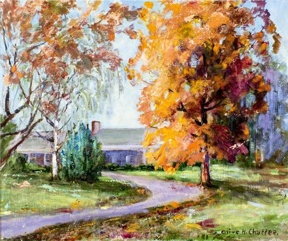 Autumn Landscape by Olive Ruth H. Chaffee