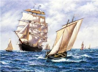 Boats at Sea - John Davis