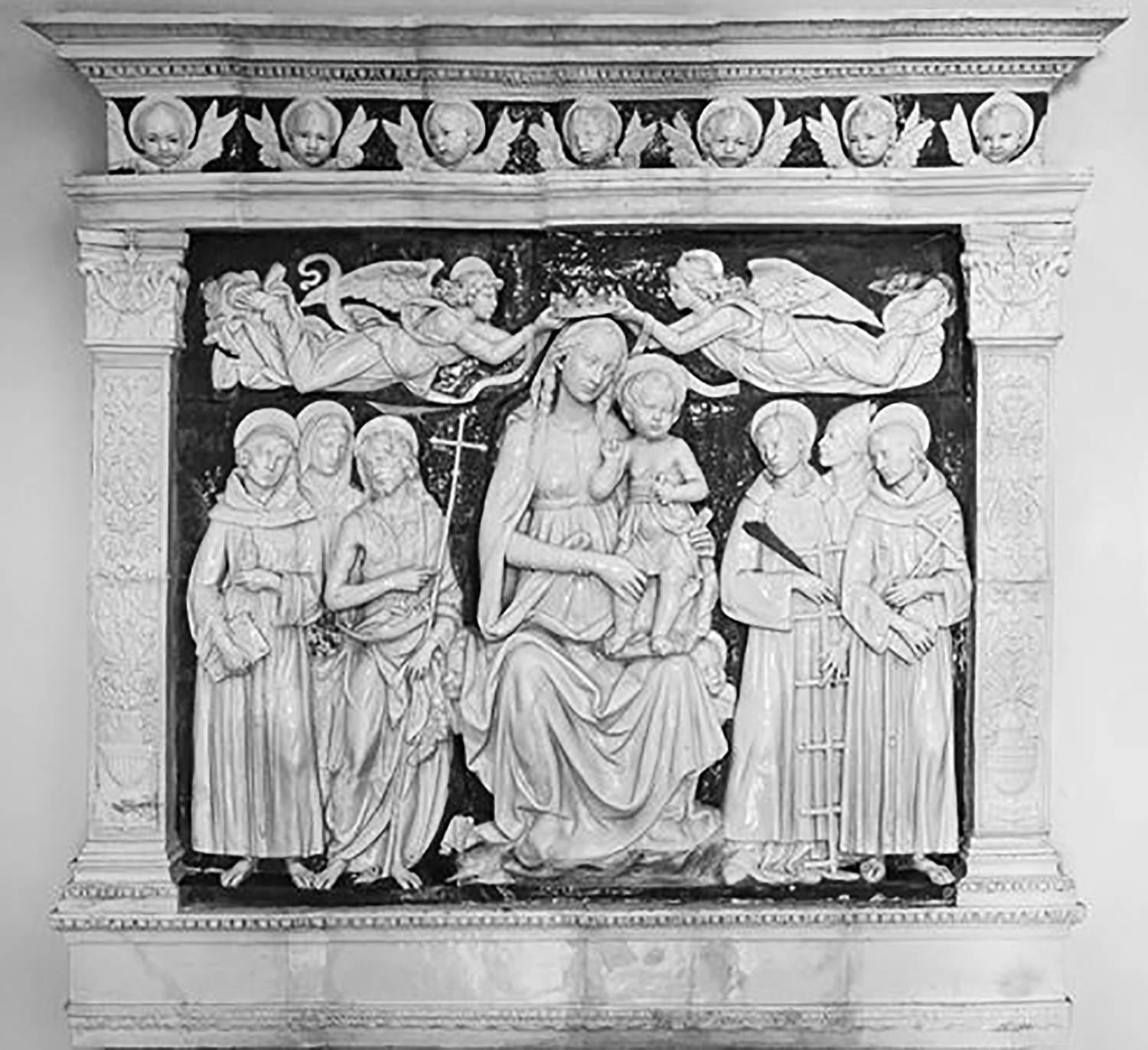 Giovanni della Robbia | Ceramic altar with Madonna | MutualArt