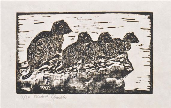 Marmotte by Friedrich Gurschler, 1980