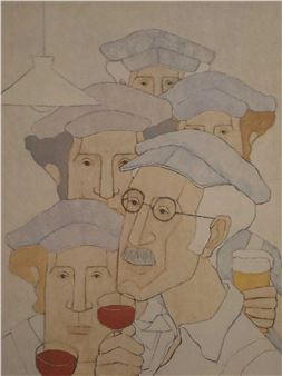 Le bistrot - 1986 - Jacques Barbeau