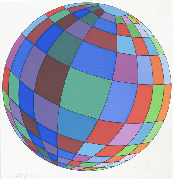 Folklore planétaire, 1973 by Victor Vasarely, 1973