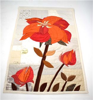 Floral wall hanging - Catherine Snobohm