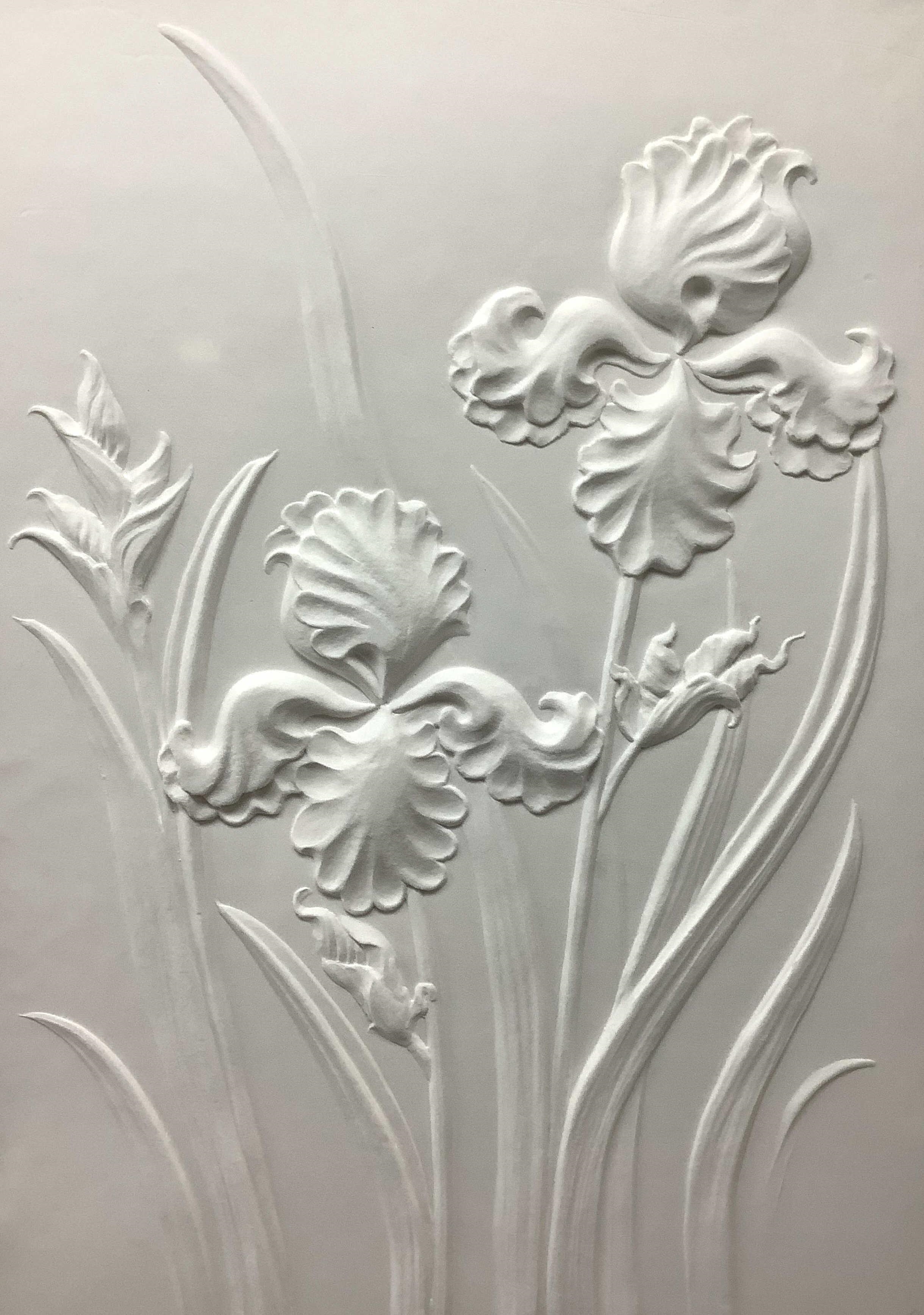 Roberta Peck | Cast Paper Relief | MutualArt