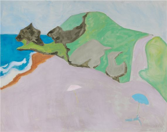 Private Beach by Sally Avery, 1975