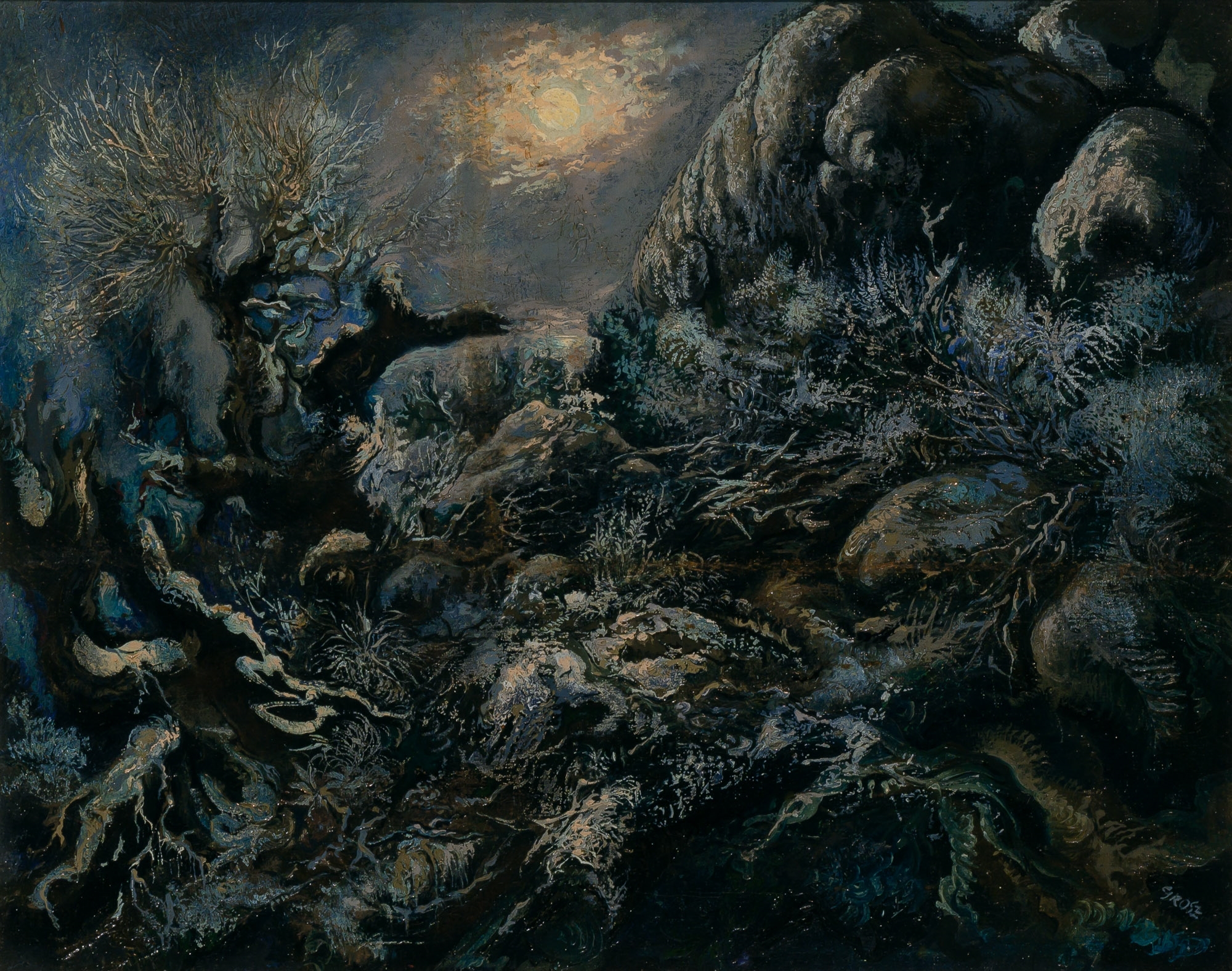 Moonlight by George Grosz, 1936