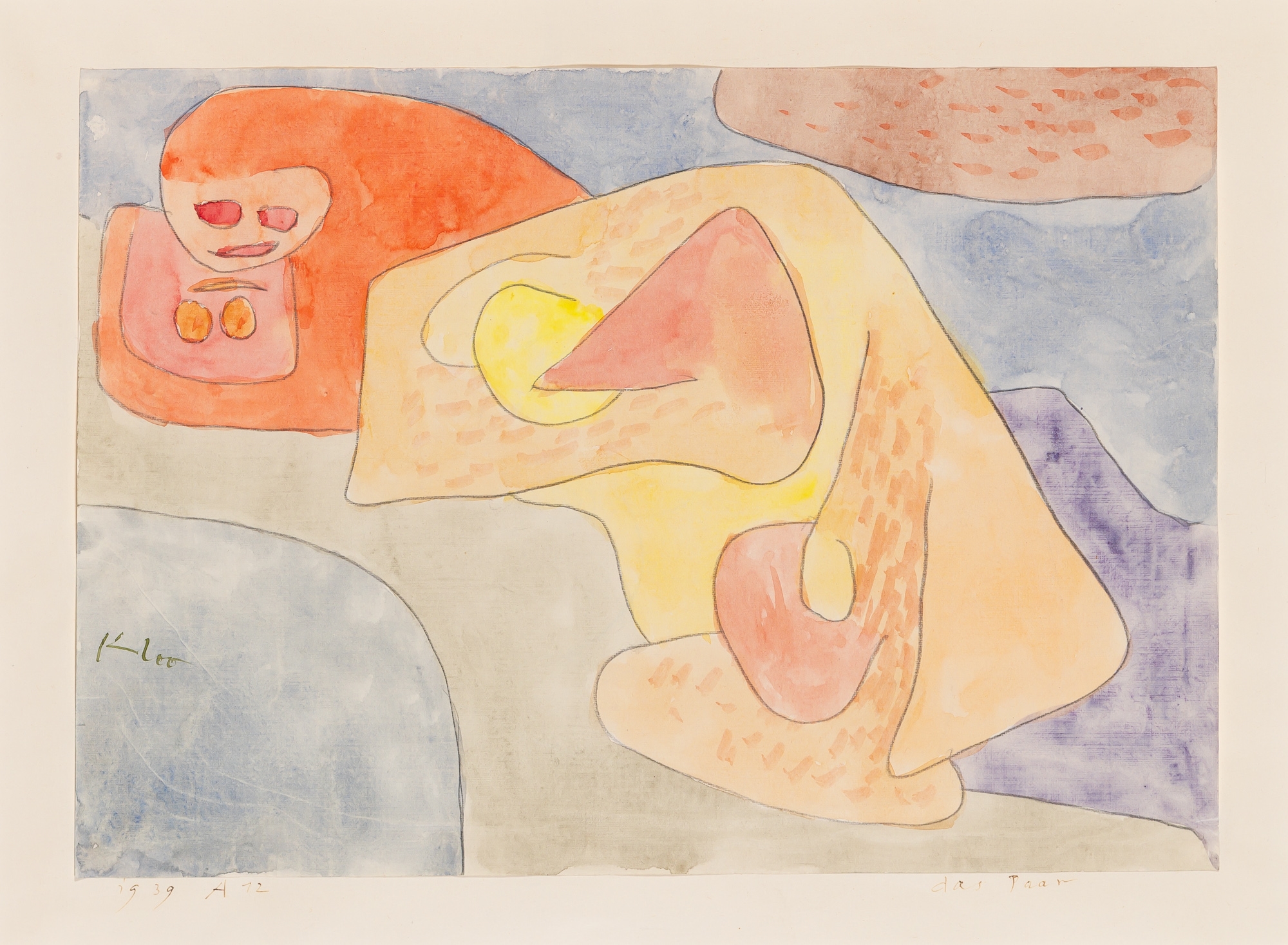 Paul Klee | Das Paar (1939) | MutualArt