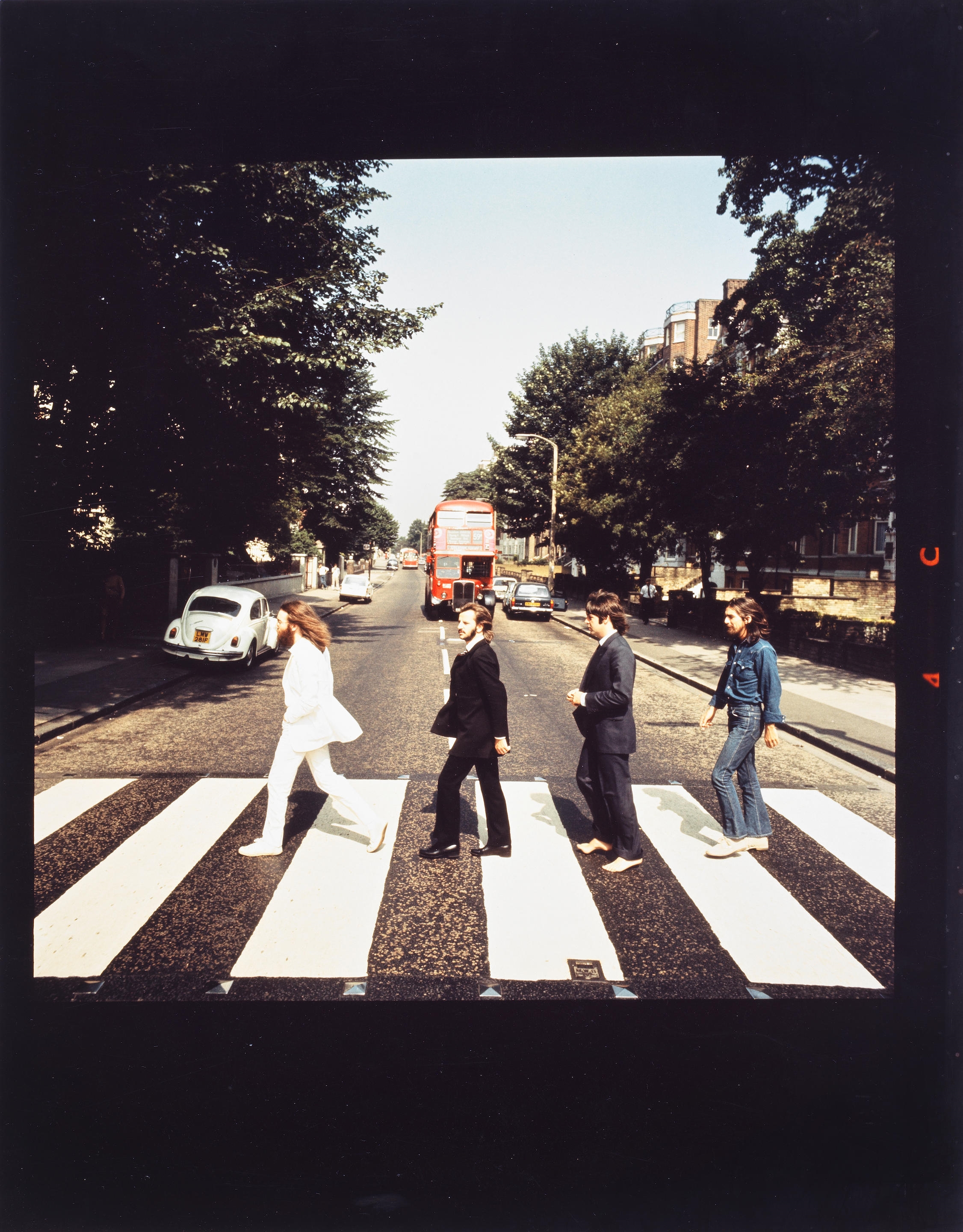 Artwork by Iain MacMillan, The Beatles 'Abbey Road', Made of photographic print