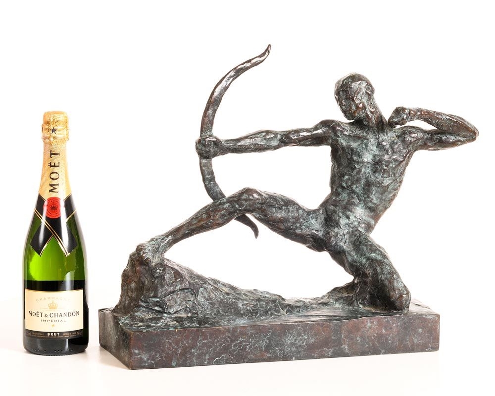 Artwork by Mark Rode, Apollo, Made of bronze