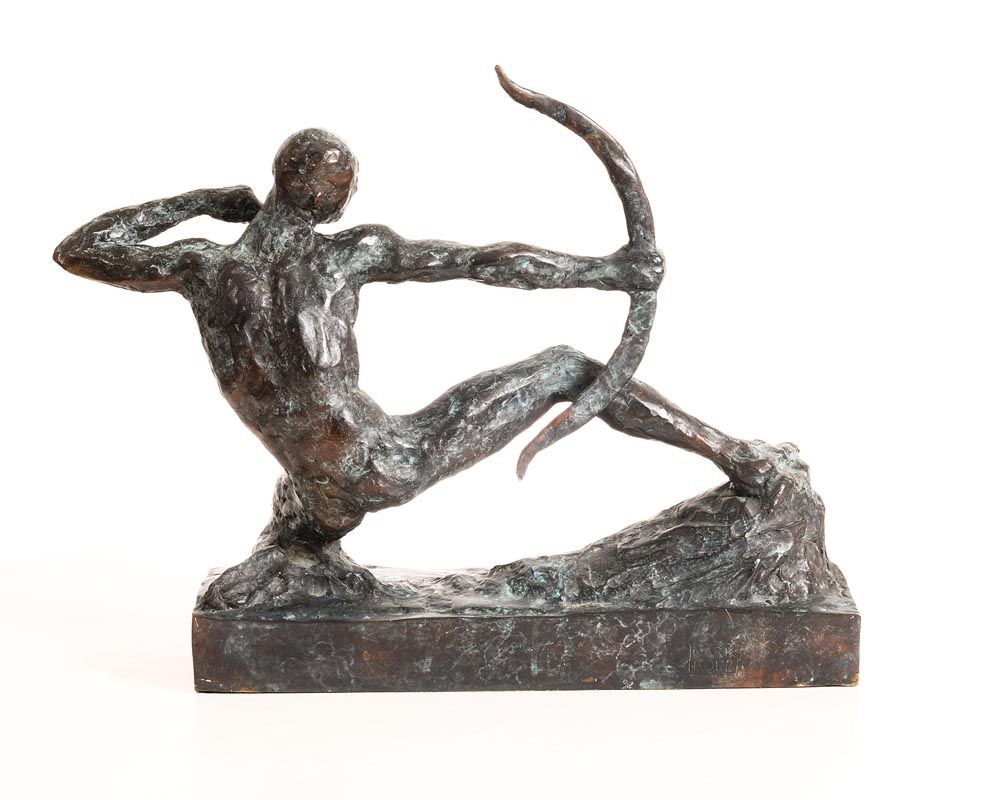 Artwork by Mark Rode, Apollo, Made of bronze